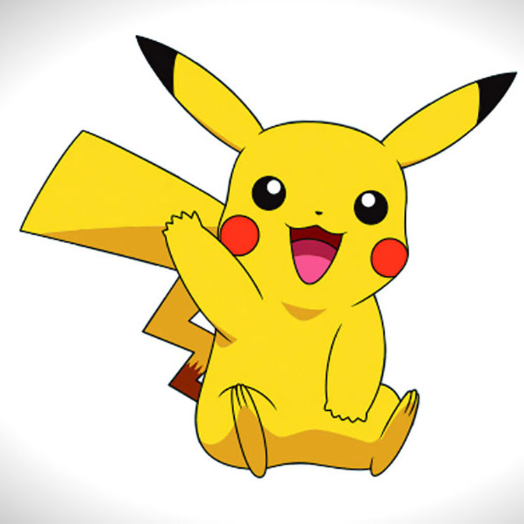 Pikachu waving